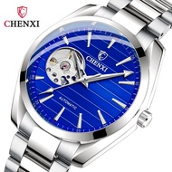 CHENXI/Đồng Hồ Nam Bình Minh Đồng Hồ Cơ Tự Động Đồng Hồ Cơ Dây Thép Rỗng Đồng Hồ Cơ 8806 Fangsheng