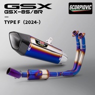 Motorcycle Exhaust system For GSX 8S GSX8S GSX-8S GSX8R 2022-2025 Stainless Steel Header