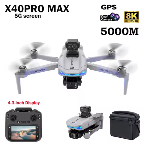 JJRC X40 Pro MAX GPS Drone 8K Professional HD Dual Camera 5G Wifi 360° Obstacle Avoidance Brushless 