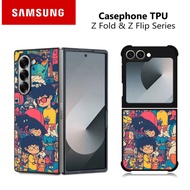 Casing hp For Samsung Z Fold & Z Flip 7 6 5 4 3 VINTAGE STYLE CARTOON NSG_020