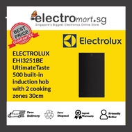 ELECTROLUX EHI3251BE UltimateTaste  500 built-in  induction hob  with 2 cooking  zones 30cm