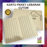 50 pcs Cetak Kartu Paket Lebaran Harian Zain Grafika