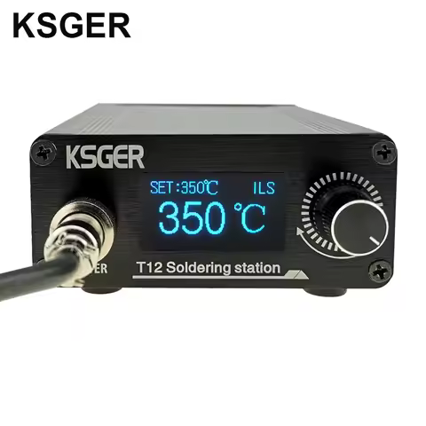 KSGER T12 Soldering Station V3.1S Iron Tips Sting 1.3 OLED Welding Tools Auto Sleep 75W Quick Heatin