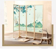 HOME Something - 中式實木屏風隔斷可移動折疊客廳書房辦公室*50cm_HS08011_A