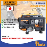 Kazumi Portable Four Stroke Petrol Generator KZ1800 1000W (Made in Japan)