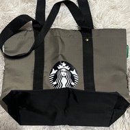 Lunch box bag STARBUCKS ผ้าไรลอนลิปสต็อก