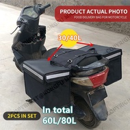 60L/80L delivery bag motorcycle Insulated thermal bag delivery food delivery bag motorcycle delivery