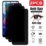 2PCS Privacy Black Edge Tempered Glass Film For Samsung Galaxy F15 F14 F12 F07 F06 F05 F04 F02s HD A