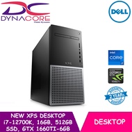 【READY STOCK】 DYNACORE - DELL New XPS Desktops (i7-12700K | 16GB DDR5 RAM | 512GB SSD | 1TB HDD | GTX 1660Ti-6GB | WIN 11 HOME) 2 YEARS ON-SITE WARRANTY BY DELL