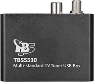 TBS 5530 DVB-S2X DVB-S2 DVB-T2 DVB-C2 ISDB-T ATSC1.0 Digital TV Tuner USB Box for Live TV/ Window/ L