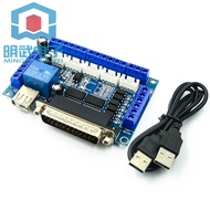 MACH3 Engraving Machine cnc 5-Axis Stepper Motor Driver Interface Plate With Optocoupler Isolation (