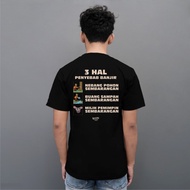 Kepstore Official - 3 Things T-Shirt - Viral Words T-Shirt Cotton Combed 24s Unisex
