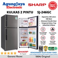 KULKAS SHARP SJ-246GC LEMARI ES 2 PINTU 205 LITERS (CILEGON SERANG)