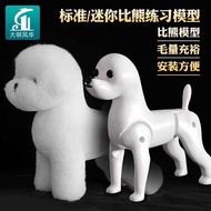 Rui Pet Pet Fake Hair Bichon Model Skeleton Whole Body Hair Professional Teaching Modeling Fake Dog 