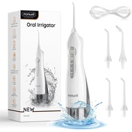 Water Flosser Cordless, Mornwell Water Flossers for Teeth - 300ML Tank and 4 Jet Tips, 3 Modes Porta
