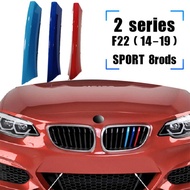 3pcs Car Racing Grille Strip Trim Clip M Power For BMW F44 F22 F45 F23 F46 2 Series 2014-2021 2022 A