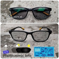 KACAMATA PHOTOCROMIC / KACA MATA ANTI RADIASI MINUS PLUS PRIA  WANITA ORIGINAL