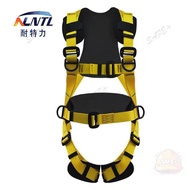 [Ready Stock+Free] Five-Point High-Aerial Work Seat Belt Adult Adjustable Backpack Full Body Strap C