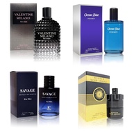 Set Cologne Lelaki (3.4oz100ml x 4PCS) Eau De Perfume untuk Lelaki Nota Wangian Berodai, Pedas, Sitr
