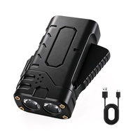 Boruit | BORUiT Hand Press Emergency Flashlight Type-C Rechargeable Portable LED Torch 3 Modes With 