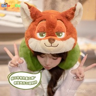 Disney Genuine potdemiel Judy Nick u-Shaped Pillow Airplane High-Rail Travel Hooded Shading Female B