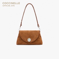 COCCINELLE กระเป๋าสะพายไหล่ผู้หญิง รุ่น NIKLA SHOULDER BAG 120101 สี COGNAC/COGNAC