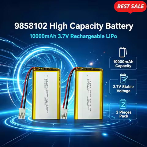 9858102 High Capacity 10000mah 3.7V Battery+PCB Protection Board Rechargeable Flat Battery Laptop Ba