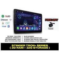 🇲🇾3GB RAM 32GB Stinger Tron DSP 8 CORE CAR ANDROID PLAYER FULL HD [9"INCH/10.1"INCH]QLED IPS Car Pla