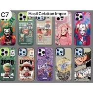Fth-56 Qv21 Case Imd Plating One Piece Naruto Zoro Luffy Joker For Sam Vivo Oppo Realme A10S A120S A