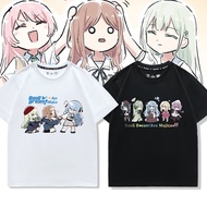 Printed T-Shirt Couple BanG Dream Ave Mujica Toyokawa Akirako Mutsuko Wakaba Series Print