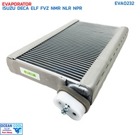 คอยล์เย็น อีซูซุ เดก้า  เอลฟ์  ฮีโน่ เมก้า 500  ELF EVA0232 EVAPORATOR ISUZU DECA  FVZ  NMR  NLR  NP