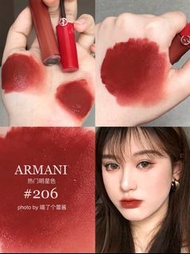 🔸正貨保證🔸Armani Lip Maestro 絲絨啞亮唇釉 ＃206 斷貨王紅木棕