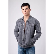 Demin Men's Dark Grey Jeans Jacket