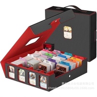 Card Storage Box3200+MTG Cardboard Box Commander Trading Card Sleeve Portable Handle Game Card Stora