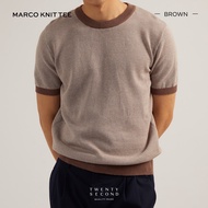 TWENTYSECOND เสื้อยืดแขนสั้นผ้า Knit รุ่น Marco Knit Tee