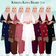 KEBAYA KOTA BHARU 7.0 MUSLIMAH | KEBAYA LABUH IRONLESS | KEBAYA LABUH PLUS SIZE (NURSING) | KEBAYA S