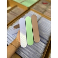 2-compartment metal eyelash extension tweezers box, with sturdy foam padding.