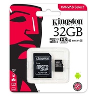 [[[[พร้อมส่ง]]]] Kingston 32GB Class 10 Micro SD SDHC คิงส์ตัน เมมโมรี่การ์ด 32 GB