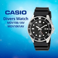 Casio Divers Watch Black Marlin MDV106-1AV MDV1061AV Divers Watch