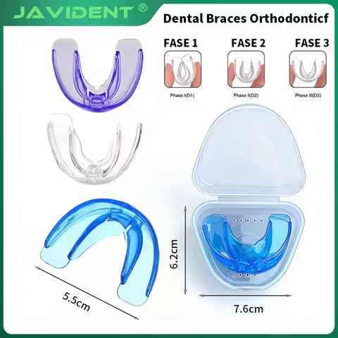1Pcs Phase I/II/III Orthodontic Appliances 9D Orthodontic Traction Aligner Silicone Teeth Grinding P