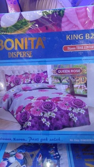 ZBK PROMO HARI INI !!! SPREI BONITA KING UK 180x200CM / ALAS KASUR PREMIUM KING BONITA