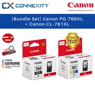 [Bundle Set] Canon Ink Cartridges PG-760XL CL-761 XL for PIXMA TS5370 Canon PG-760 XL CL-761 XL Ink 