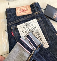 Original Red tornado jeans 16oz slim straight / straight cut denim selvage red wing #momotaro #ironh