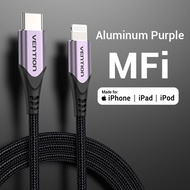 Vention MFi USB Type C Cable for iPhone 12 mini 11 8 Plus PD 18W Fast USB C to Lightning Cable for i