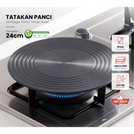 Alas Panci Anti Gosong Tatakan Kompor Konduksi / Plat Wajan 24cm Alas Tatakan Plat Bulat KS