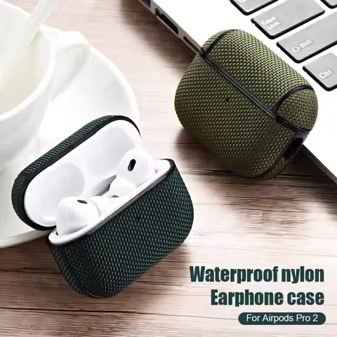 Nylon Hard Plastic Case for AirPods Pro 2 Case for AirPods Pro2 3 3rd USB C Case Wireless Headset fo