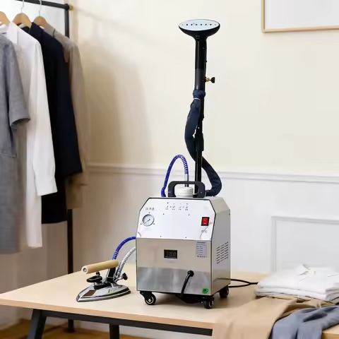 Heavy Duty Steam Iron, Industrial Garment Steamer, Automatic Water Saving Boiler, Curtains Clothes S