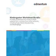 (PDF) Kindergarten Worksheet Bundle