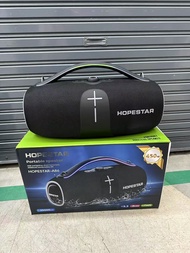 HOPESTAR A86 ลำโพงบลูทูธ 450วัตต์ แถมไมค์ลอย1อัน ลำโพง6ดอก มีไฟRGB ปรับเบสได้3โหมด ของแท้100%
