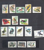 蘇聯、匈牙利雀鳥郵票、包郵